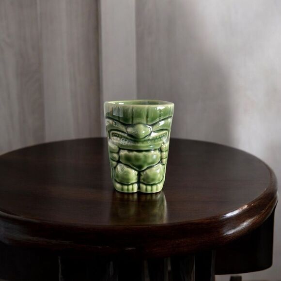Lucky Tiki Shot Mug Green - Picture 1 of 4